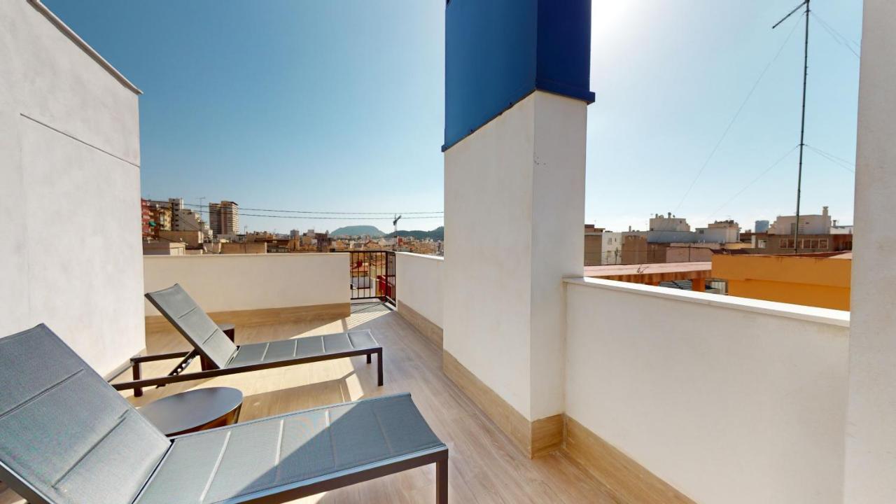 Alicante Colorful Penthouse Center 5C Apartment Luaran gambar