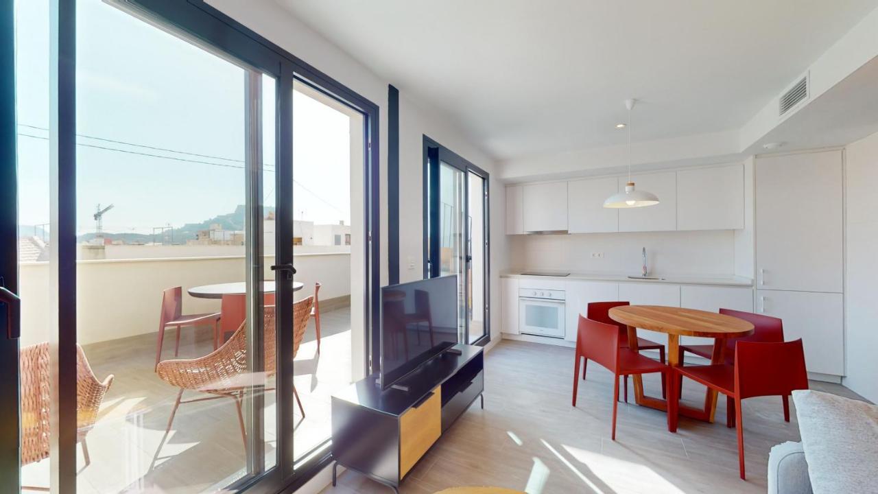 Alicante Colorful Penthouse Center 5C Apartment Luaran gambar