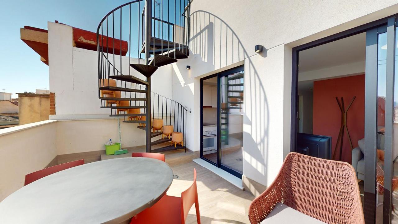 Alicante Colorful Penthouse Center 5C Apartment Luaran gambar