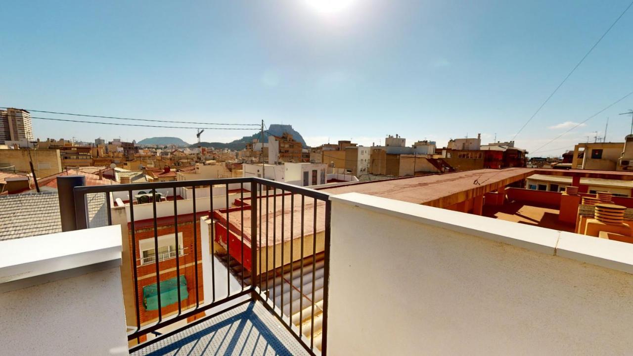 Alicante Colorful Penthouse Center 5C Apartment Luaran gambar