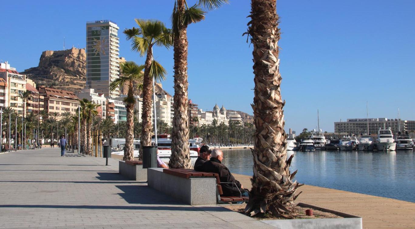 Alicante Colorful Penthouse Center 5C Apartment Luaran gambar